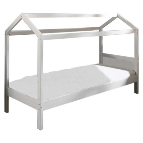 Tempo Kondela Montessori postel IMPRES - bílá/borovicové dřevo + kupón KONDELA10 na okamžitou sl