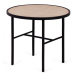 Hector Kulatý ratanový konferenční stolek Liten černo-hnědý