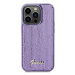 Guess hard silikonový obal iPhone 15 PRO 6.1" purple Sequin Script Metal