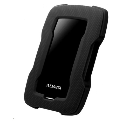 ADATA Externí HDD 4TB 2, 5\" USB 3.1 HD330, BLACK COLOR BOX, černý (gumový, nárazu odolný)