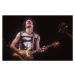 Fotografie Guitarist Carlos Santana on stage., 1985, 40 × 26.7 cm