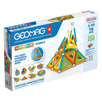 Hračka GEOMAG Magnetic blocks Supercolor Panels Recycled 78 pieces GEO-379