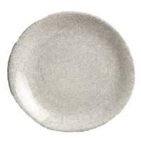 Made In Japan Velký mělký talíř 25 cm bílo-šedý