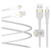 Belkin Boost Pro Flex Usb-a na Lightning kabel s nylonovým opletením Bílý 2m