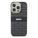 DKNY PC/TPU Repeat Pattern Tonal Stripe Magsafe Zadní Kryt pro iPhone 16 Pro Black