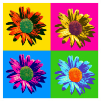 Umělecký tisk Mother’s Day Flowers, smartboy10, (40 x 40 cm)
