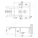 FRANKE Maris Fragranitový dřez MRG 651-78, 780x500 mm, matná černá 114.0637.579