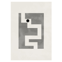 Ilustrace Minimalist maze, Studio Collection, 26.7 × 40 cm