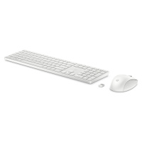 Bezdrátová klávesnice a myš HP 650 - bílá (4R016AA#BCM)