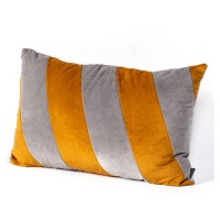 Dekoria Obdélníkový polštář grey orange, 58 x 38