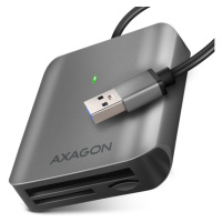 AXAGON CRE-S3, USB-A 3.2 Gen 1 - SUPERSPEED čtečka karet, 3-slot & lun SD/microSD/CF, podpora UH