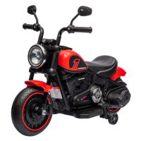Mamido Dětská elektrická motorka Chopper Faster červená