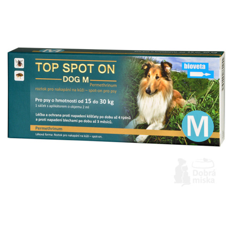 Top spot on Dog M 1x2ml (15- 30kg) Bioveta