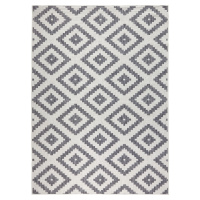 NORTHRUGS - Hanse Home koberce Kusový koberec Twin-Wendeteppiche 103132 grau creme – na ven i na