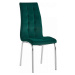 Tempo Kondela Jídelní židle GERDA NEW - smaragdová / chrom + kupón KONDELA10 na okamžitou slevu 