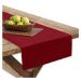 Ubrus - běhoun na stůl MANUEL barva 13 vínová více rozměrů Mybesthome Rozměr: 40x140 cm