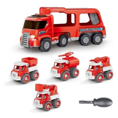 Bavytoy - Sada hasičských autíček se šroubovákem