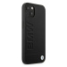 BMW BMHCP13MSLLBK hard silikonové pouzdro iPhone 13 6.1" black Signature Logo Imprint