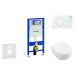 Geberit 111.300.00.5 NI1 - Modul pro závěsné WC s tlačítkem Sigma01, alpská bílá + Villeroy Boch