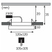 Paulmann LED vestavný panel Areo IP44 hranaté 120mm 8W bílá mat stmívatelné 929.38 P 92938