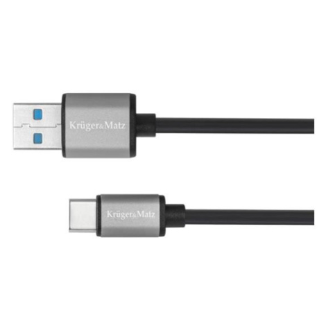 Kabel KRUGER & MATZ KM1244 USB/USB-C 1m Black