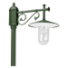 K.S. Verlichting Louvre post light green/clear