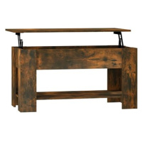 Shumee Konferenční stolek kouřový dub 101 × 49 × 52 cm kompozitní dřevo