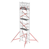 Altrex Lešení pro místnosti RS TOWER 54, s dřevěnou plošinou, pracovní výška 8,80 m