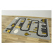 Dětský koberec Kids 534433/89945 - Uličky mezi domečky, šedý