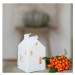 Räder Bílý porcelánový svícen DOMEČEK BIRDHOUSE