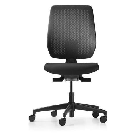 Dauphin Kancelářská otočná židle SPEED-O, membránové opěradlo, černá, bez područek