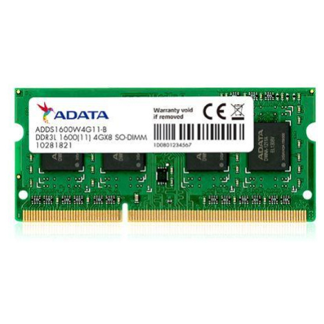 Adata/SO-DIMM DDR3L/4GB/1600MHz/CL11/1x4GB