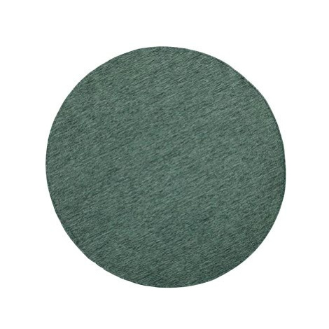 Kusový koberec Twin-Wendeteppiche 103095 grün creme kruh 200 × 200 o cm