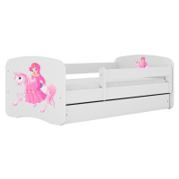 Kocot kids Dětská postel Babydreams princezna na koni bílá, varianta