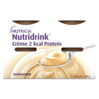 Nutridrink Creme 2 kcal Protein s příchutí kávy 4x200 g