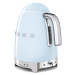 Rychlovarná konvice Smeg 50's style KLF04PBEU / regulace teploty / 1,7 l / 2400 W / pastelově mo