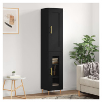 vidaXL Skříň highboard černá 34,5 x 34 x 180 cm kompozitní dřevo