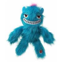 Hračka Dog Fantasy Monsters strašidlo pískací chlupaté modré 35cm