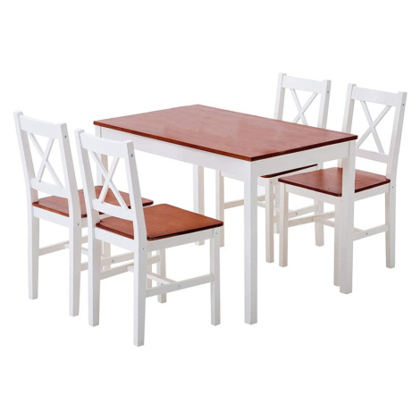 Jídelní stůl se 4 židlemi Timelesstools