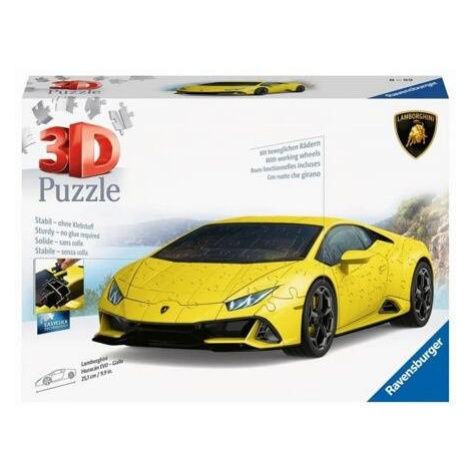 Ravensburger: Lamborghini Huracán Evo žluté 108 dílků