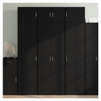 vidaXL Skříň highboard černá 70 x 42,5 x 185 cm kompozitní dřevo