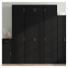 vidaXL Skříň highboard černá 70 x 42,5 x 185 cm kompozitní dřevo