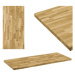 Stolní deska masivní dubové dřevo obdélníková 44 mm 100 × 60 cm