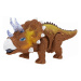 RAPPA Dinosaurus chodící se zvukem a světlem - Triceratops