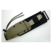 ESEE 4 PMBDT 1095 OD Green Micarta, Black Sheath, MOLLE Back