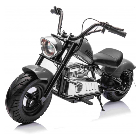 mamido  Dětská elektrická motorka Chopper Warrior 36V šedá