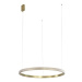 Nova Luce Luxusní závěsné LED svítidlo Orlando v elegantním zlatavém designu - 30 W LED, 1650 lm
