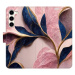 iSaprio flip pouzdro Pink Leaves pro Samsung Galaxy S23+ 5G