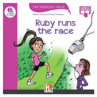 Thinking Train Level E Ruby runs the race Helbling Languages