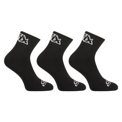 Styx 3PACK ponožky kotníkové černé (3HK960) L